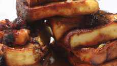 Pain perdu au vin rouge