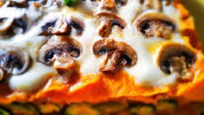 Lasagnes courge et champignons