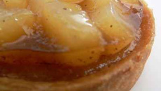 Ma tarte aux pommes-poires caramélisées -amande