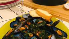 Moules au pastis