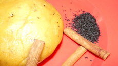 Pâte sablée basilic-vanille