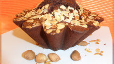 Gâteau aux blancs d'œufs chocolat-amandes