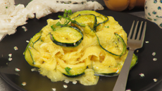 Pâtes aux courgettes rapides