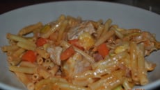 Gratin de macaronis au poulet