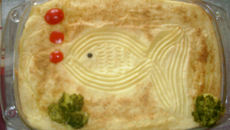 Brandade de haddock et pan tomate