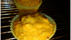 Muffins sucrés au potimarron et flocons d'avoine