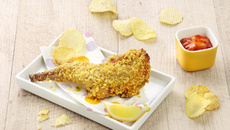 Gigolettes de lapin panées aux chips