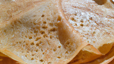 Crêpes à l'ancienne sans œufs