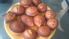 Muffin chocolats blanc et noix de coco