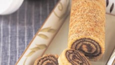 Bûche de Noël au Nutella et à l'orange