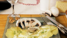 Raviolis farcis à la tomme de Savoie et aux épinards