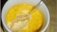 Crème brûlée au foie gras maison