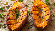 Patate douce au barbecue