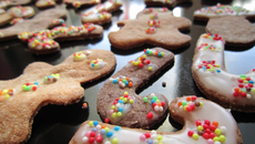 Petits sablés de Noël au chocolat et aux épices !