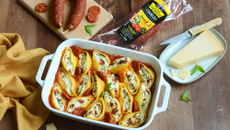 Conchiglioni farcis à la ricotta et au chorizo César Moroni