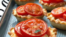 Tartelettes aux tomates et parmesan