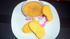 Compote d'abricots au thym et ses sablés de Lupin