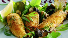 Filets de lapin en chapelure de noisettes