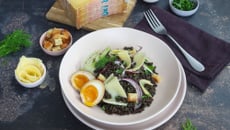 Salade de lentilles caviar au Beaufort AOP