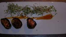 Saumon croustillant, réduction de soja et balsamique