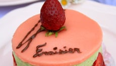 Fraisier revisité au chocolat et pistache