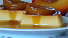 Flan aux poires et abricots