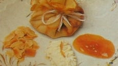 Crêpes en aumônières à la frangipane