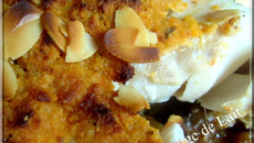 Dos de Cabillaud en croûte de Moutarde provençale et Amandesdes