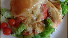 Brick tomates et mozzarella