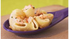 Pâtes au saumon et ciboulette