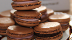 Macarons au chocolat savoureux