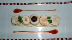 Médaillon de sole au foie gras de canard