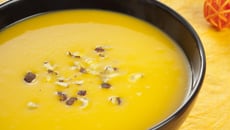 Velouté de potiron aux noisettes