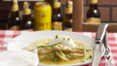 Salade de Ratte du Touquet et sa glace à l'ail