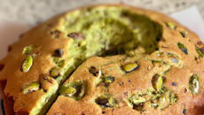 Cake pistache-griottes rapide