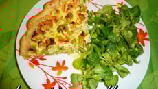 Tarte haddock poireaux et curry