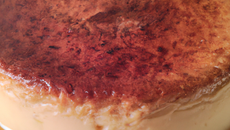 Flan au fromage de brebis