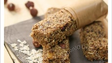 Barres de céréales au miel de sapin et épices à pain d'épices