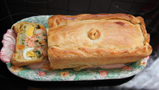 Koulibiac de surimi Coraya et de saumon au rapé de la mer