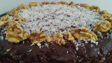 Gâteau au chocolat et à la noix de coco