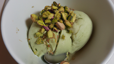 Glace à la pistache économique