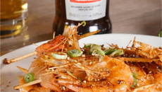 Crevettes caramélisées au piment d'Espelette