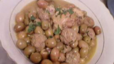 Tajine d'olives et sauce blanche