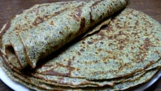 Crêpes à la farine de lentilles