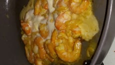 Crevettes à la crème