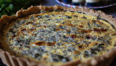 Quiche au Boursin Roquefort