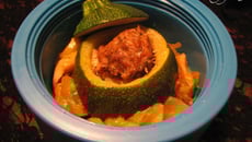 Courgettes rondes farcies