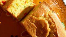 Cake au poivron et saumon fumé