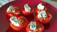 Bouchées tomates / gorgonzola