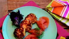 Blinis de Juliette au saumon fumé